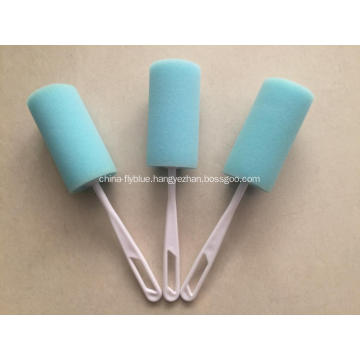 Bottle cleaning handle brush kitchen sponge